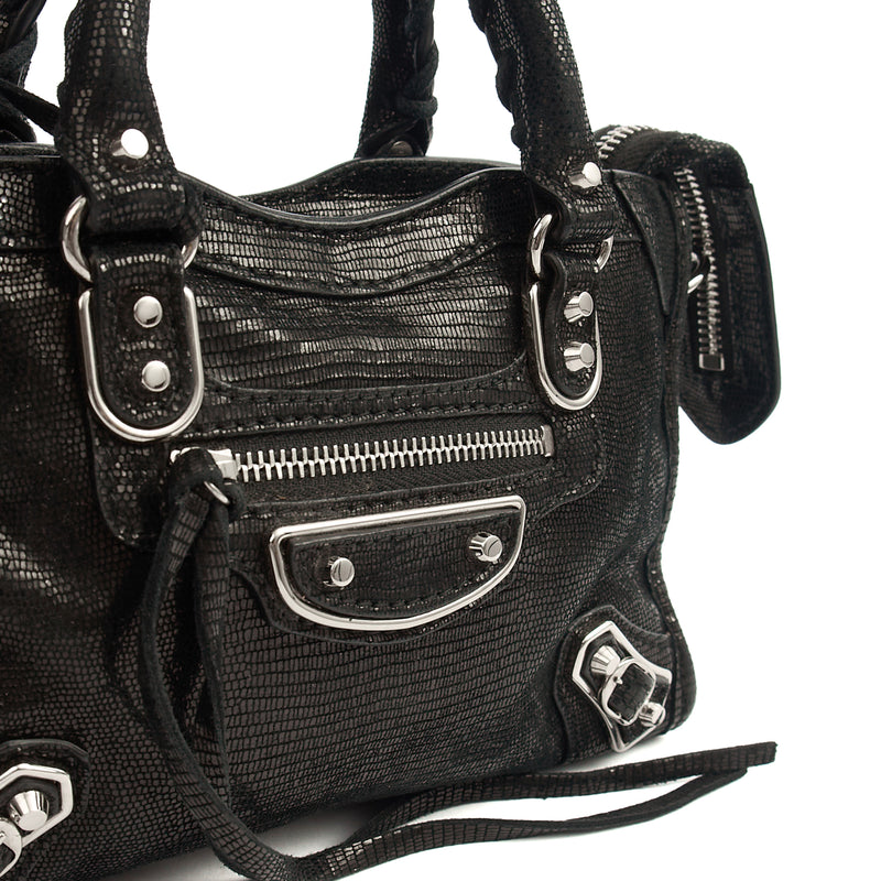Picture of Balenciaga Mini Bag Classic City - Mini in Black, Fabric