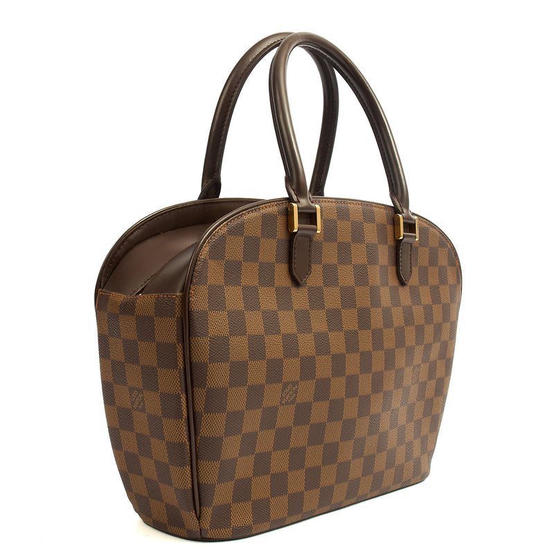 Picture of Louis Vuitton Top Handle Saria in Damier Ebene, Canvas