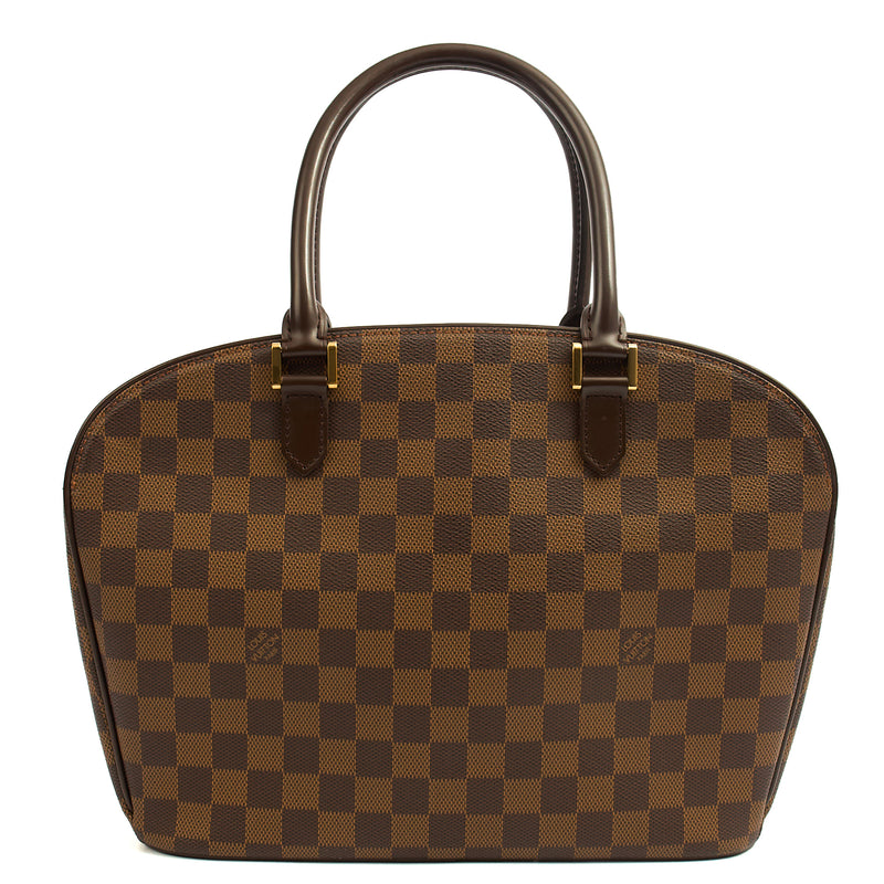 Picture of Louis Vuitton Top Handle Saria in Damier Ebene, Canvas