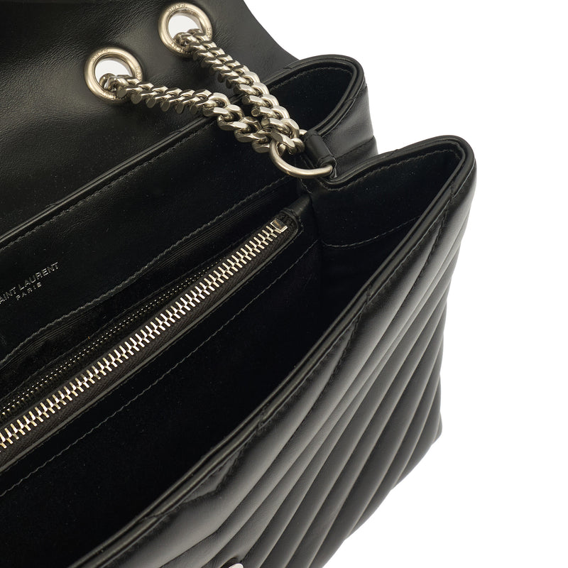 Picture of Saint Laurent Shoulder Bag Lou Lou - Medium in Black, Leather