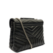 Picture of Saint Laurent Shoulder Bag Lou Lou - Medium in Black, Leather