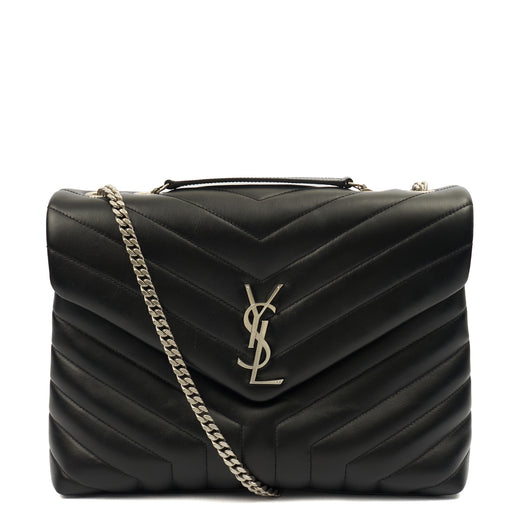 Picture of Saint Laurent Shoulder Bag Lou Lou - Medium in Black, Leather