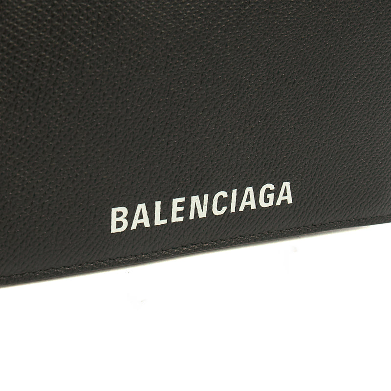 Picture of Balenciaga Cross Body Gossip Wallet On Chain in Black, Veau (Calfskin)