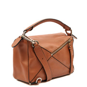 Picture of Loewe Cross Body Puzzle - Medium in Brown, Leather