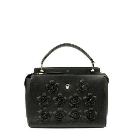 Picture of Fendi Tote Dot Com in Black, Leather