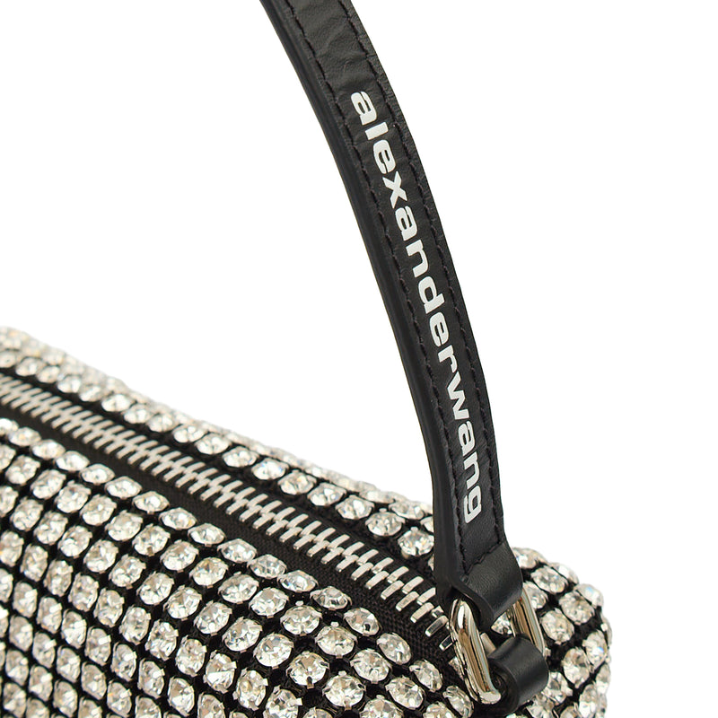 Picture of Alexander Wang Shoulder Bag Heiress Pouch in Metallic, Fabric
