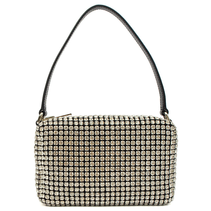 Picture of Alexander Wang Shoulder Bag Heiress Pouch in Metallic, Fabric