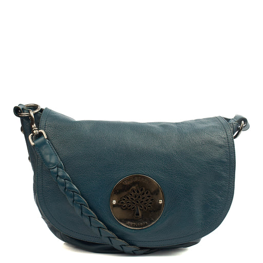 Picture of Mulberry Satchel Daria Satchel in Blue, Leather