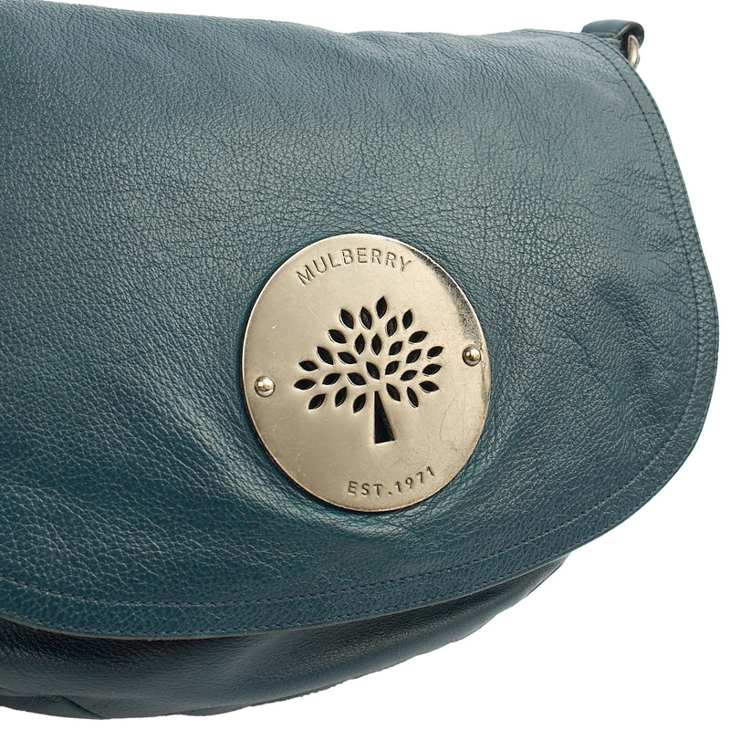 Picture of Mulberry Satchel Daria Satchel in Blue, Leather
