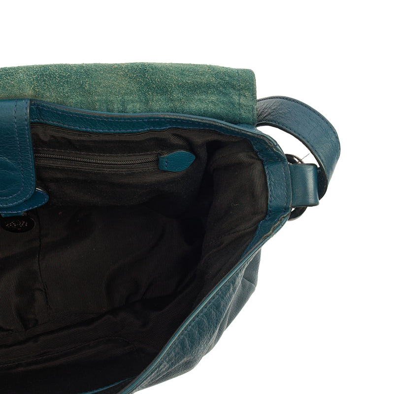 Picture of Mulberry Satchel Daria Satchel in Blue, Leather