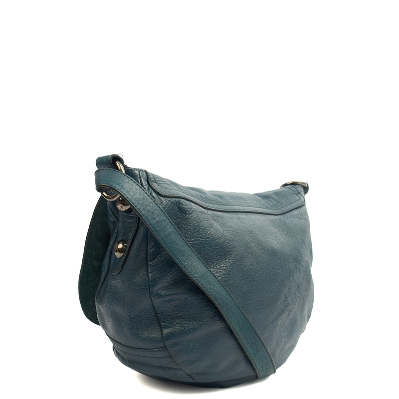 Picture of Mulberry Satchel Daria Satchel in Blue, Leather