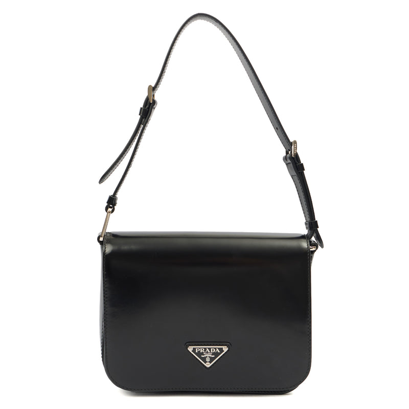 Picture of Prada Shoulder Bag Shoulder Bag in Black, Patent Leather