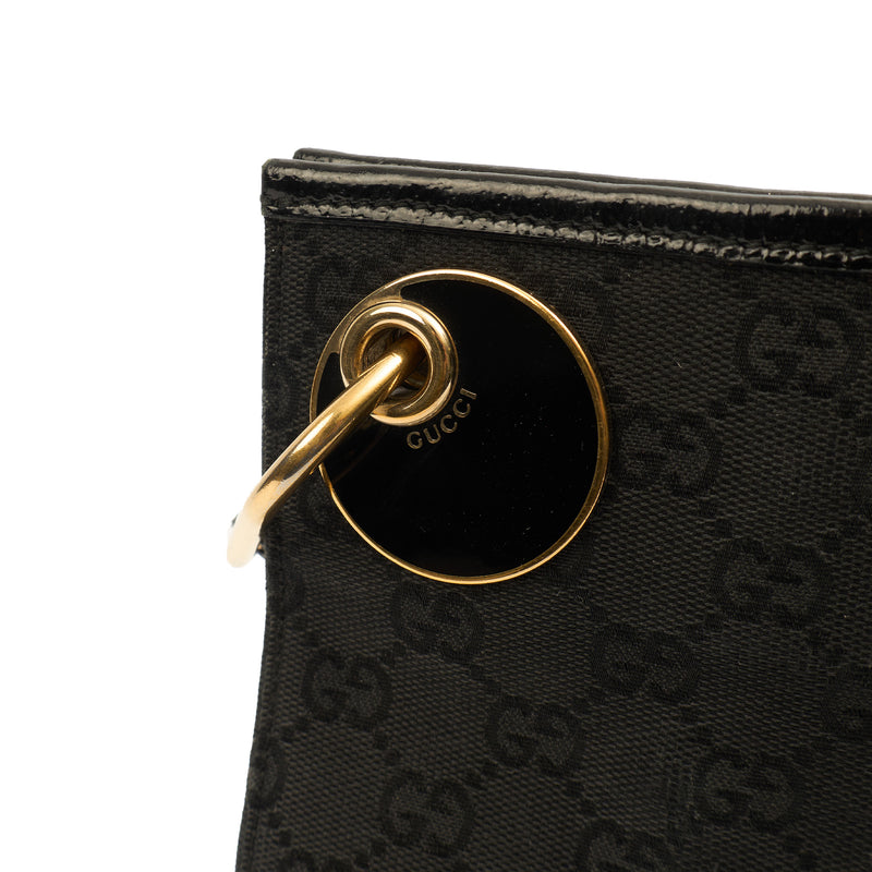 Picture of Gucci Cross Body Vintage Shoulder Bag in Black, GG Canvas