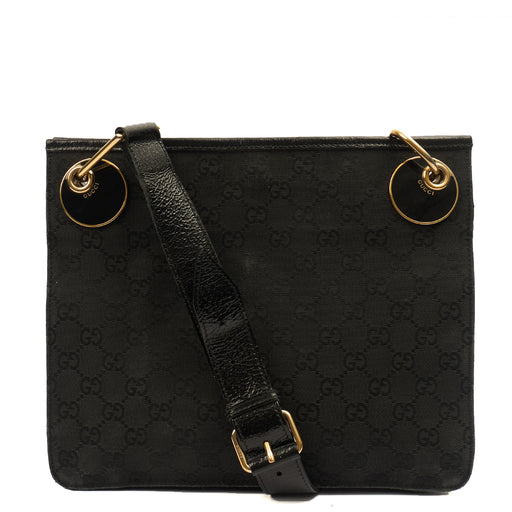 Picture of Gucci Cross Body Vintage Shoulder Bag in Black, GG Canvas