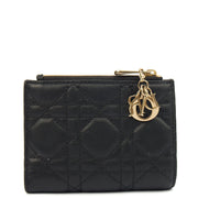 Picture of Christian Dior Purse Lady Dior Wallet in Black, Leather