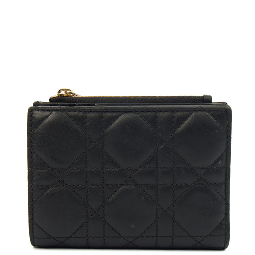 Picture of Christian Dior Purse Lady Dior Wallet in Black, Leather