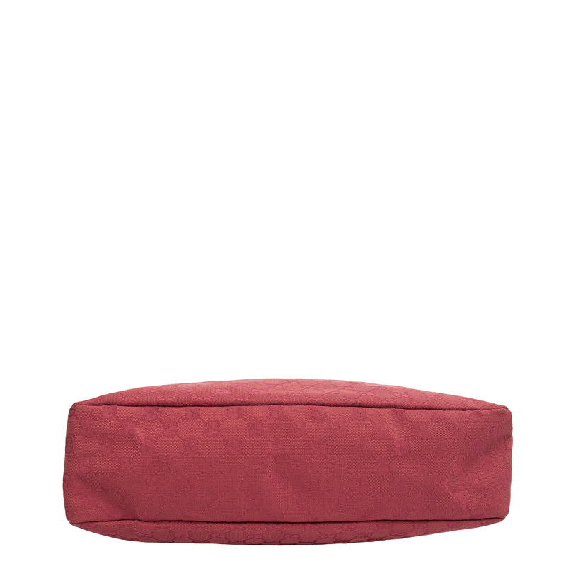 Picture of Gucci Shoulder Bag GG Horsebit Hobo Shoulder in Pink, GG Supreme Canvas