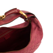 Picture of Gucci Shoulder Bag GG Horsebit Hobo Shoulder in Pink, GG Supreme Canvas