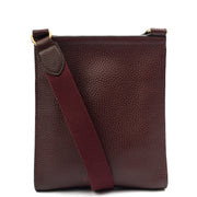Picture of Mulberry Cross Body Antony - Small in Oxblood, Calfskin Leather