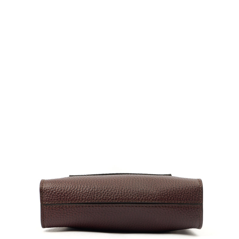 Picture of Mulberry Cross Body Antony - Small in Oxblood, Calfskin Leather