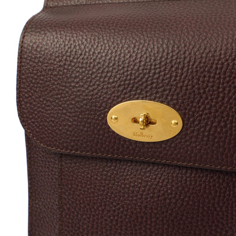 Picture of Mulberry Cross Body Antony - Small in Oxblood, Calfskin Leather