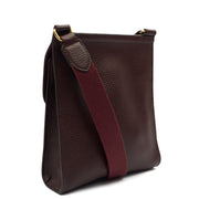 Picture of Mulberry Cross Body Antony - Small in Oxblood, Calfskin Leather