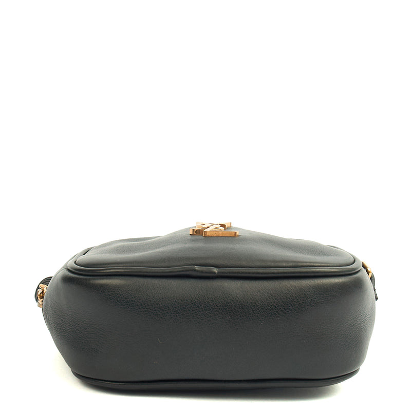 Picture of Saint Laurent Cross Body Lou - Mini in Black, Calfskin Leather