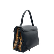 Picture of Burberry Cross Body Camberley Tote - Medium in Navy, Leather