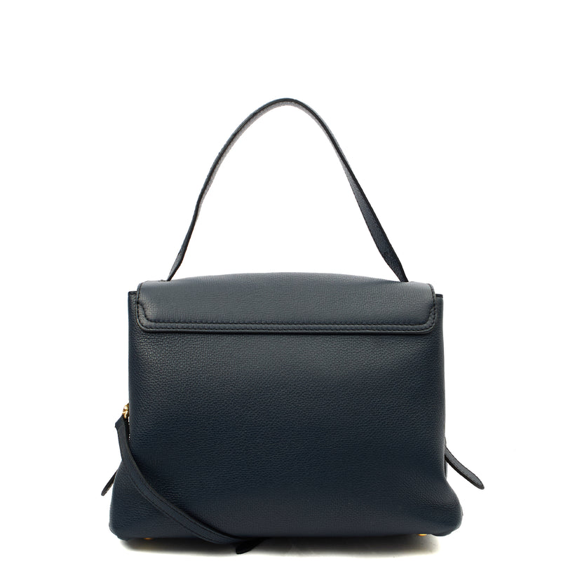 Picture of Burberry Cross Body Camberley Tote - Medium in Navy, Leather