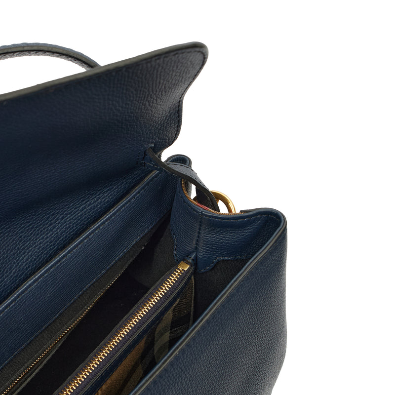 Picture of Burberry Cross Body Camberley Tote - Medium in Navy, Leather