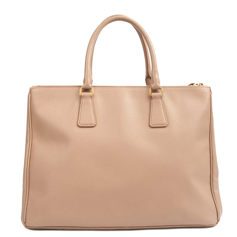 Picture of Prada Tote Galleria - Medium Double Zip Tote in Pink, Saffiano Leather