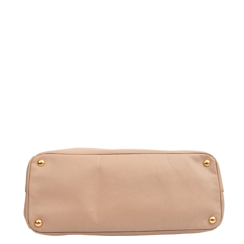 Picture of Prada Tote Galleria - Medium Double Zip Tote in Pink, Saffiano Leather