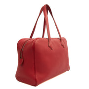 Picture of Hermes Tote Victoria 35 in Rouge Vif, Togo Leather