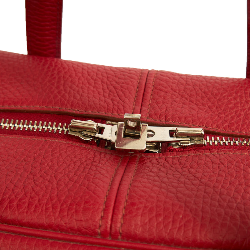 Picture of Hermes Tote Victoria 35 in Rouge Vif, Togo Leather