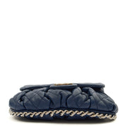 Picture of Chanel Cross Body Chain Around Flap in Navy, Calfskin Leather