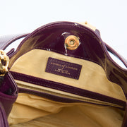 Picture of Aspinal of London Tote Barbarella in Purple, Leather