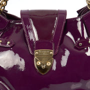 Picture of Aspinal of London Tote Barbarella in Purple, Leather