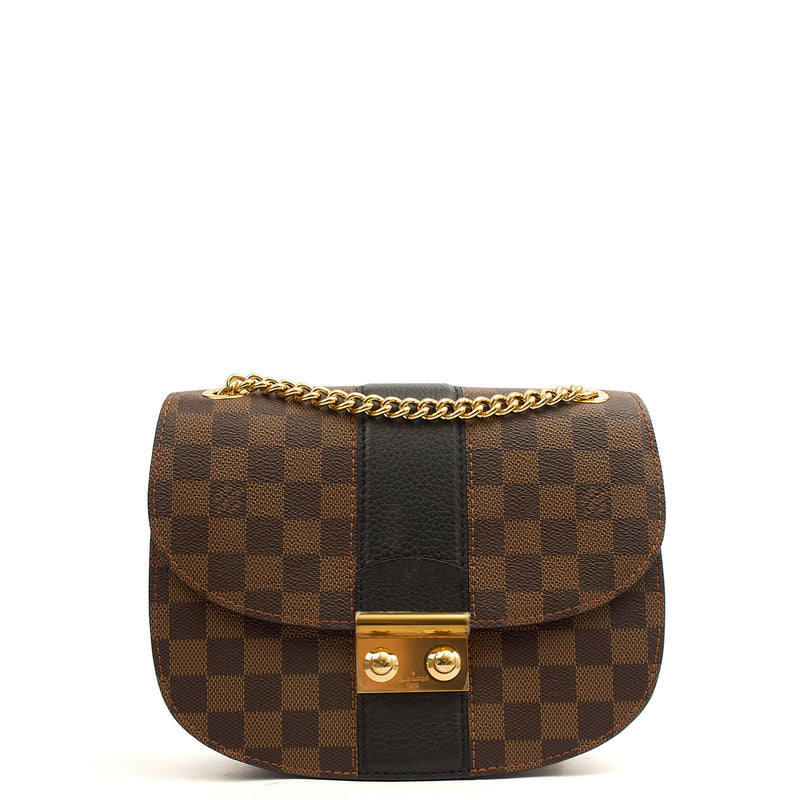 Picture of Louis Vuitton Cross Body Wight in Damier Ebene, Canvas