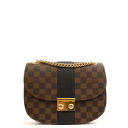 Picture of Louis Vuitton Cross Body Wight in Damier Ebene, Canvas