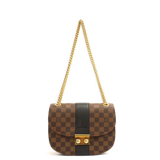 Picture of Louis Vuitton Cross Body Wight in Damier Ebene, Canvas