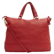Picture of Mulberry Shoulder Bag Effie Tote in Red, Leather