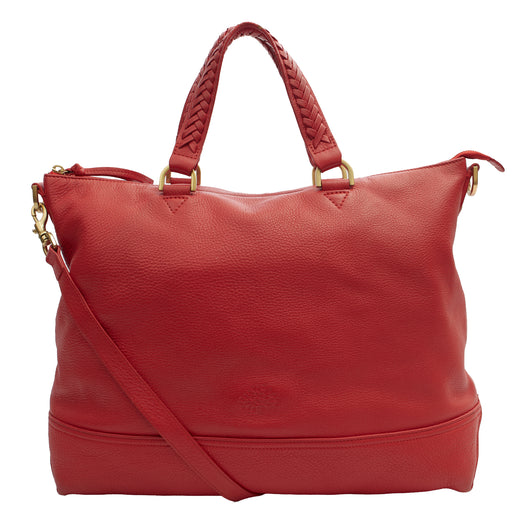 Picture of Mulberry Shoulder Bag Effie Tote in Red, Leather