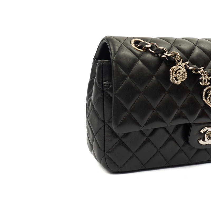 Picture of Chanel Shoulder Bag Valentines Single Flap - Medium in Black, Lambskin Leather