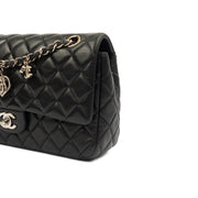 Picture of Chanel Shoulder Bag Valentines Single Flap - Medium in Black, Lambskin Leather