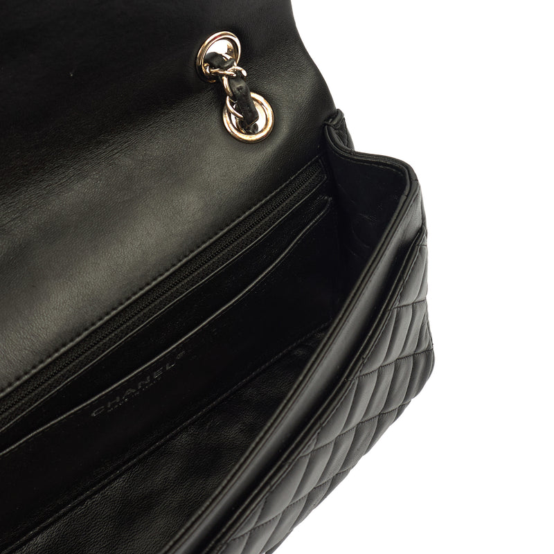 Picture of Chanel Shoulder Bag Valentines Single Flap - Medium in Black, Lambskin Leather