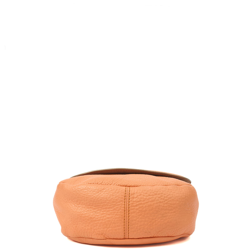 Picture of Mulberry Satchel Effie Satchel in Coral Orange, Calfskin Leather