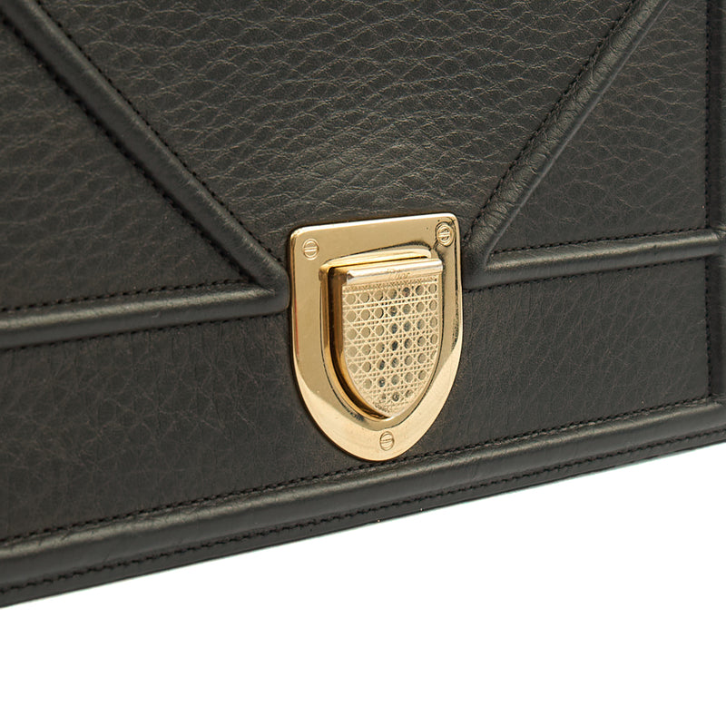 Picture of Christian Dior Shoulder Bag Diorama - Medium in Black, Calfskin