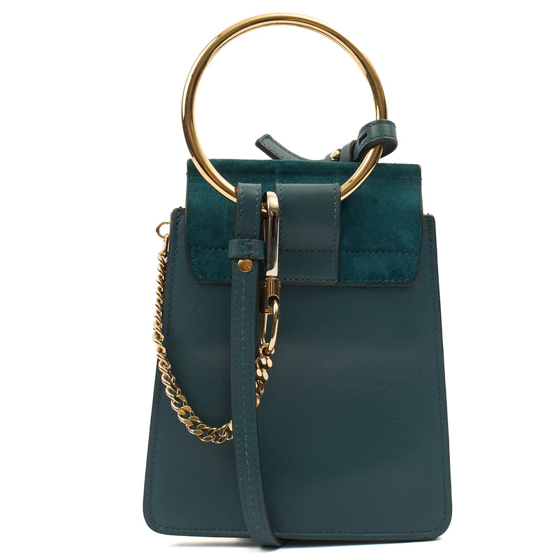 Picture of Chloe Cross Body Faye Day - Mini in Green, Calfskin Leather