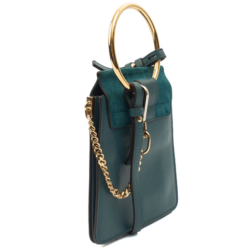 Picture of Chloe Cross Body Faye Day - Mini in Green, Calfskin Leather