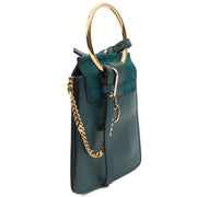 Picture of Chloe Cross Body Faye Day - Mini in Green, Calfskin Leather